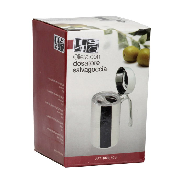 1946 Aceitera 500 Ml 1946 Acero Inoxidable 18/10 Con Dispensador Goteo