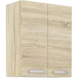 LASSEN Mueble alto 2 puertas batientes Roble Sonoma 60x31.6x72 cm