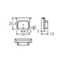 Brumberg 53066070 Endkappen-Set QUALITYFLEX Blanco Plástico 20,4 mm
