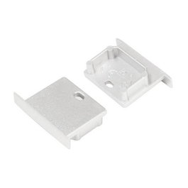 Brumberg 53066070 Endkappen-Set QUALITYFLEX Blanco Plástico 20,4 mm