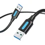 Vention CONBD Cable USB 3.2 Gen 1 (3.0) USB A Macho a USB A Macho 0,5m (50cm) 5 Gbit/s, Negro