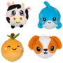 Jeux 2 momes Peluche Pelota Rebotante - Surtido de 10 modelos: tiburón, pollo, abeja, perezoso, naranja, panda, gaticornio, perro, oso, vaca