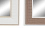 DKD Home Decor Espejo Tradicional Marron Blanco 2 x 66 x 36 cm (4 Unidades)