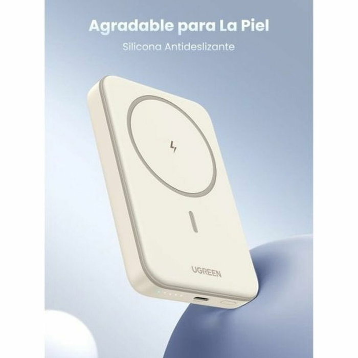 UGREEN Batería Externa Magnética 10,000 mAh 20W Beige