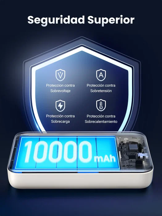 UGREEN Batería Externa Magnética 10,000 mAh 20W Beige