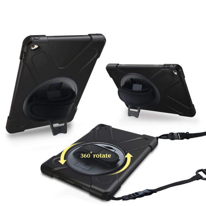 eSTUFF Funda Defender AUSTIN para iPad Air 2 9.7 Negra sin protector de pantalla