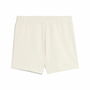Pantalones Cortos Deportivos para Mujer Puma Essentials Elevatedd-Ris Blanco Natural
