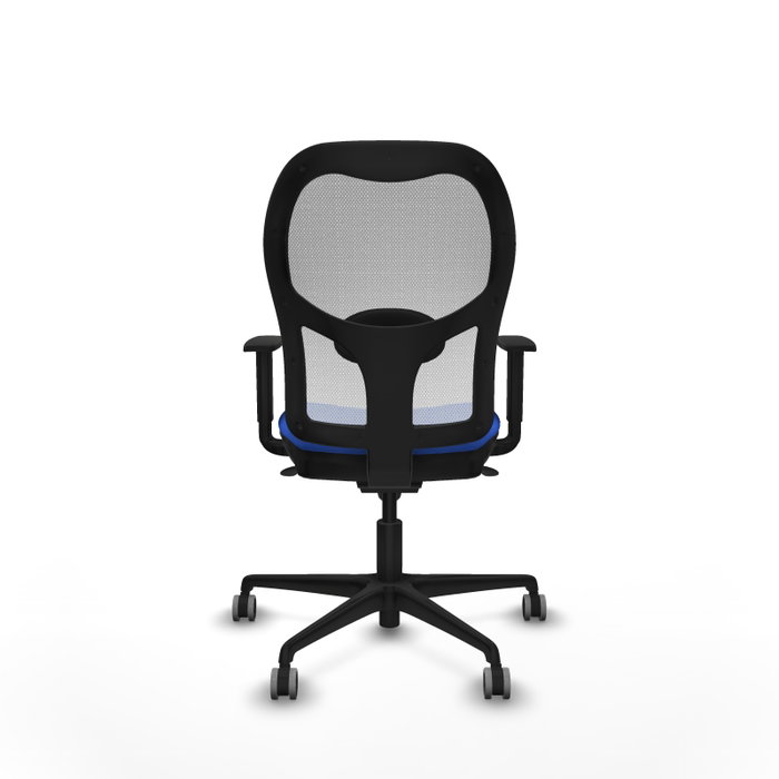 PIQUERAS Y CRESPO Silla de oficina Jorquera Azul y Blanco