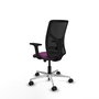 PIQUERAS Y CRESPO Silla de oficina Motilla con mecanismo Sincro/Traslack Morado y Negro