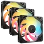 Corsair Ventilador RS120-R ARGB 12 cm Negro Pack 3 Piezas CO-9050196-WW
