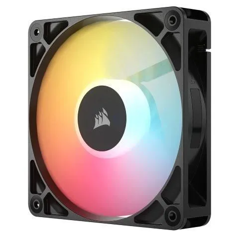 Corsair RS120-R ARGB Ventilador de Carcasa 12 cm Negro (Pack de 3)