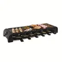 Livoo DOC185 Raclette Set para 12 Personas - Negro con 1800W y Termostato Variable