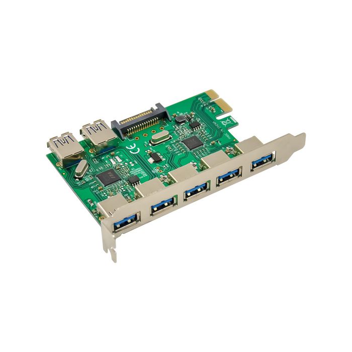 MicroConnect Tarjeta PCIe x1 VL805+VL812 con 7 Puertos USB 3.2 Gen 1