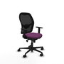 PIQUERAS Y CRESPO Silla de oficina Jorquera con mecanismo Sincro, Morado y Negro