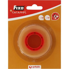 Cinta Adhesiva Fixo Caramel Rollo 33X19 Blister (Set de 12)