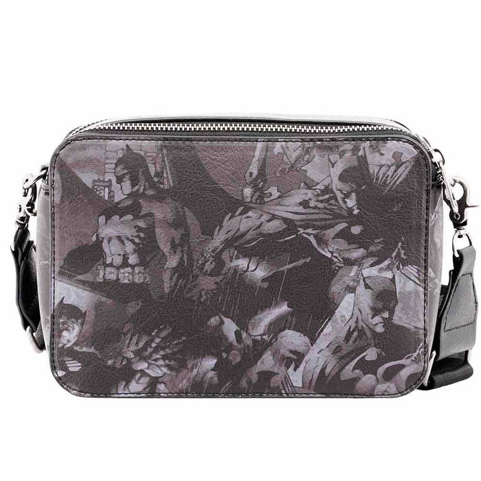 DC Comics Batman Bolso Bandolera Biscuit Bat Negro DC Comics Batman Bolso Bandolera Biscuit Bat Negro