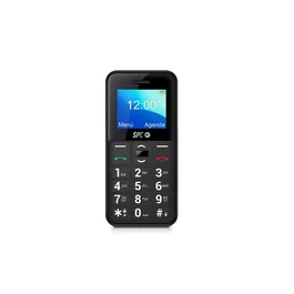SPC Fortune 2 Pocket Edition - Teléfono Móvil para Personas Mayores Negro con Botón SOS, Teclas Grandes, Volumen Alto, Pantalla 4,5 cm (1.77"), 2G, 75g