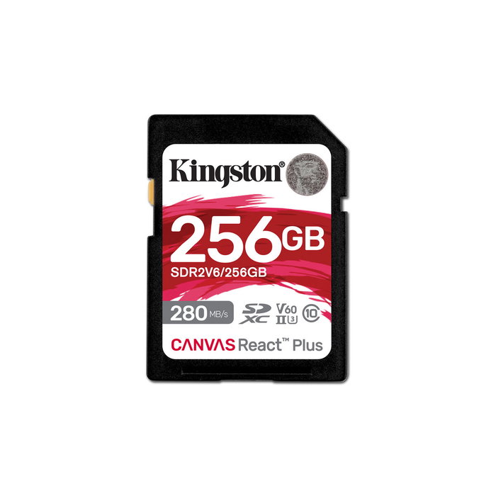 Kingston Canvas React Plus 256GB SDXC UHS-II