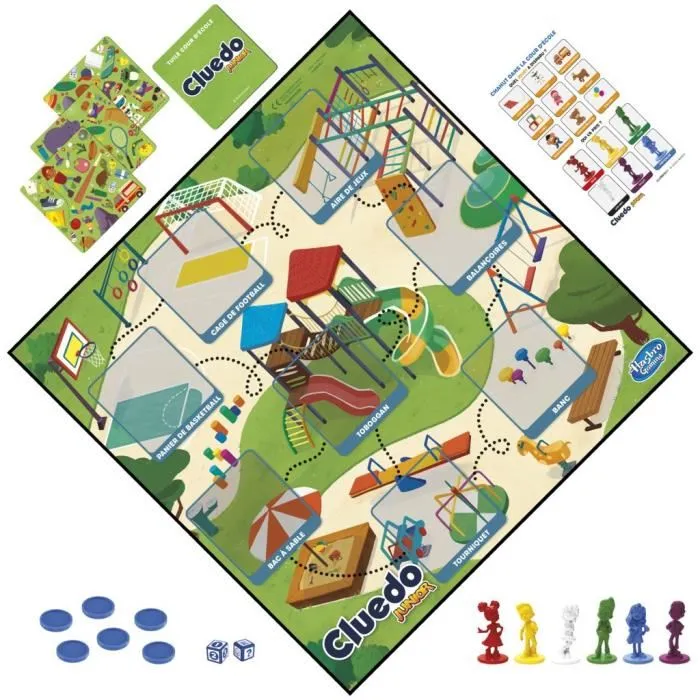 Hasbro Gaming HAS5010996110763 Cluedo Junior 2-in-1 Juego de Mesa Infantil y de Pensamiento