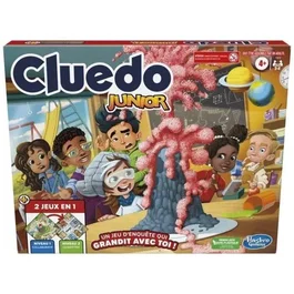 Hasbro Gaming HAS5010996110763 Cluedo Junior 2-in-1 Juego de Mesa Infantil y de Pensamiento
