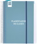 Finocam Planificador de Clases Docente Diario 1 Día Página Azul Grande