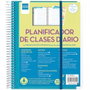 Finocam Planificador de Clases Docente Diario 1 Día Página Azul Grande