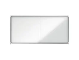 Nobo Vitrina de Anuncios Premium Plus Magnética con Puerta Corredera 27 x DIN A4 997x2072x54 mm