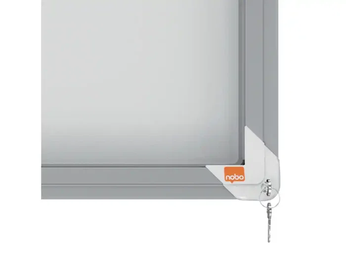 Nobo Vitrina de Anuncios Premium Plus Magnética con Puerta Corredera 27 x DIN A4 997x2072x54 mm
