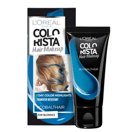L'Oreal Paris Colorista Hair Makeup #COBALTHAIR