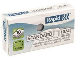 RAPID Grapas galvanizadas Nº10, 20 cajas de 1000 unidades