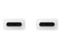 Samsung Cable USB-C a USB-C EP-DX510JWEGEU 1,8m Blanco