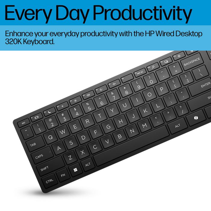 HP 320K 9SR37AA Teclado USB Negro Resistente a Salpicaduras ergonómico HP 320K 9SR37AA Teclado USB Negro Resistente a Salpicaduras ergonómico