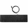 HP 320K 9SR37AA Teclado USB Negro Resistente a Salpicaduras ergonómico
