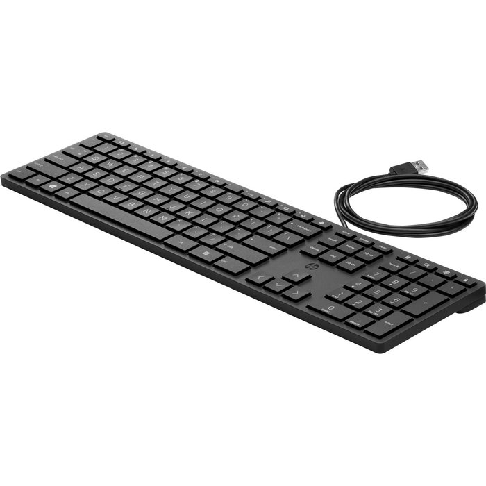HP 320K 9SR37AA Teclado USB Negro Resistente a Salpicaduras ergonómico HP 320K 9SR37AA Teclado USB Negro Resistente a Salpicaduras ergonómico