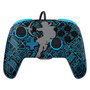 PDP Rematch Glow Sheikah Shoot - Mando controlador alámbrico Gamepad para Nintendo Switch, Nintendo Switch Lite y OLED, USB, Negro/Azul