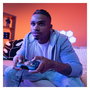 PDP Rematch Glow Sheikah Shoot - Mando controlador alámbrico Gamepad para Nintendo Switch, Nintendo Switch Lite y OLED, USB, Negro/Azul