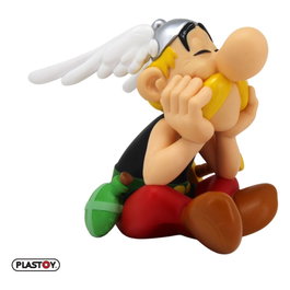 Plastoy Hucha Astérix el Galo sentado 15 cm