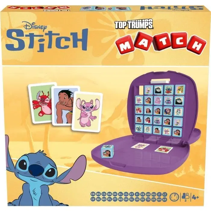 Winning Moves Match - Juego de Mesa - JUEGOS DE MOVIMIENTOS GANADORES - Stitch 2025 - WIN5036905060448