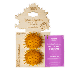 Rub PELOTA RUB BALL & BELL- P/GATO 2un