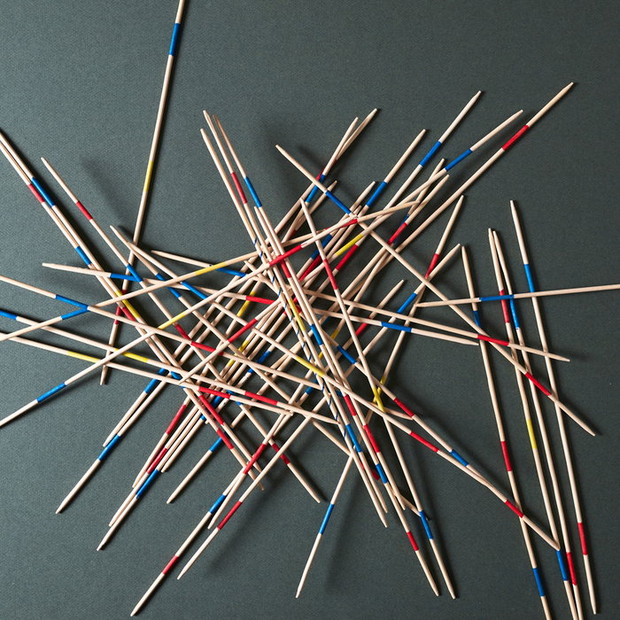 Mister Gadget Mikado Gigante 41 Piezas Madera Palillos Grandes 37.9cm Jeux Outdoor