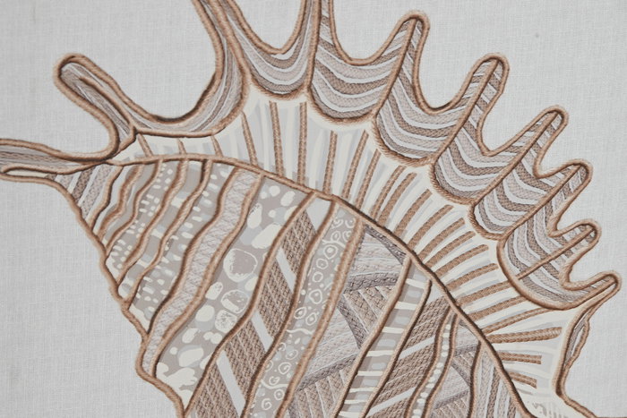 DKD Home Decor Cuadro Mediterraneo Beige Marron Lienzo 3.5 x 30 x 30 cm (4 Unidades)