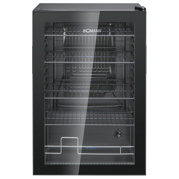 Bomann KSG 7290 Frigorífico de puerta de cristal negro Bomann KSG 7290 Frigorífico de puerta de cristal negro