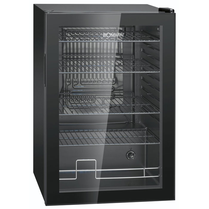 Bomann KSG 7290 Frigorífico de puerta de cristal negro Bomann KSG 7290 Frigorífico de puerta de cristal negro