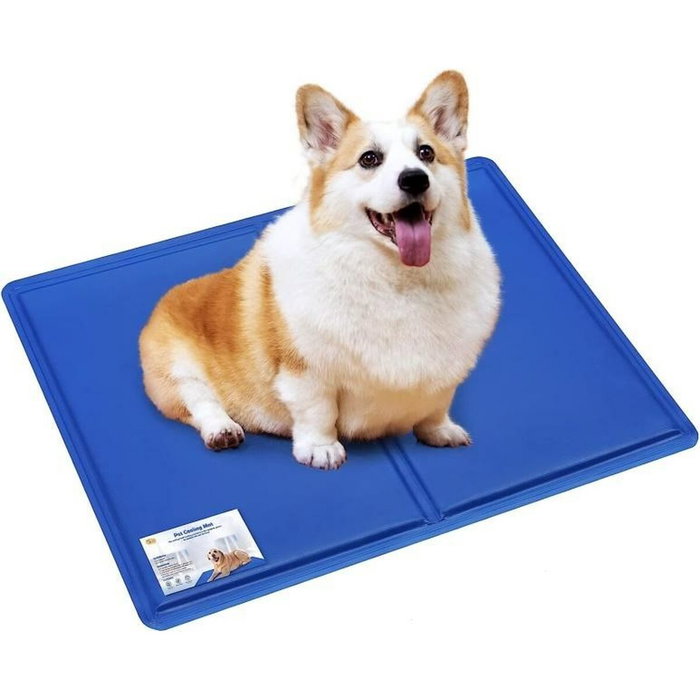 Esterilla Refrigerante para Mascotas Petitto Azul Nailon PCV