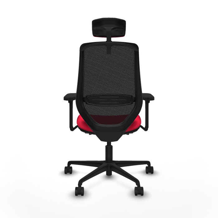 PIQUERAS Y CRESPO Silla de oficina Mardos con mecanismo Sincro/Traslack, Rojo/Negro PIQUERAS Y CRESPO Silla de oficina Mardos con mecanismo Sincro/Traslack, Rojo/Negro