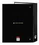 Carpeta de anillas Kelme Iron Negro A4 27 x 33 x 6 cm