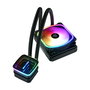 Enermax Kit Refrigeración Líquida CPU AQUAFUSION 120mm RGB con Ventiladores SquA RGB ADV, Efecto Espejo Infinito, TDP 300W, Compatible Intel AMD