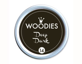 Woodies Almohadilla de tinta Deep Dark 38x22mm