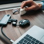 Verbatim Go Mini Ratón Óptico de Viaje con Cable USB Retráctil, Negro