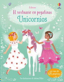 Usborne UNICORNIOS (Vestuario de Pegatinas)